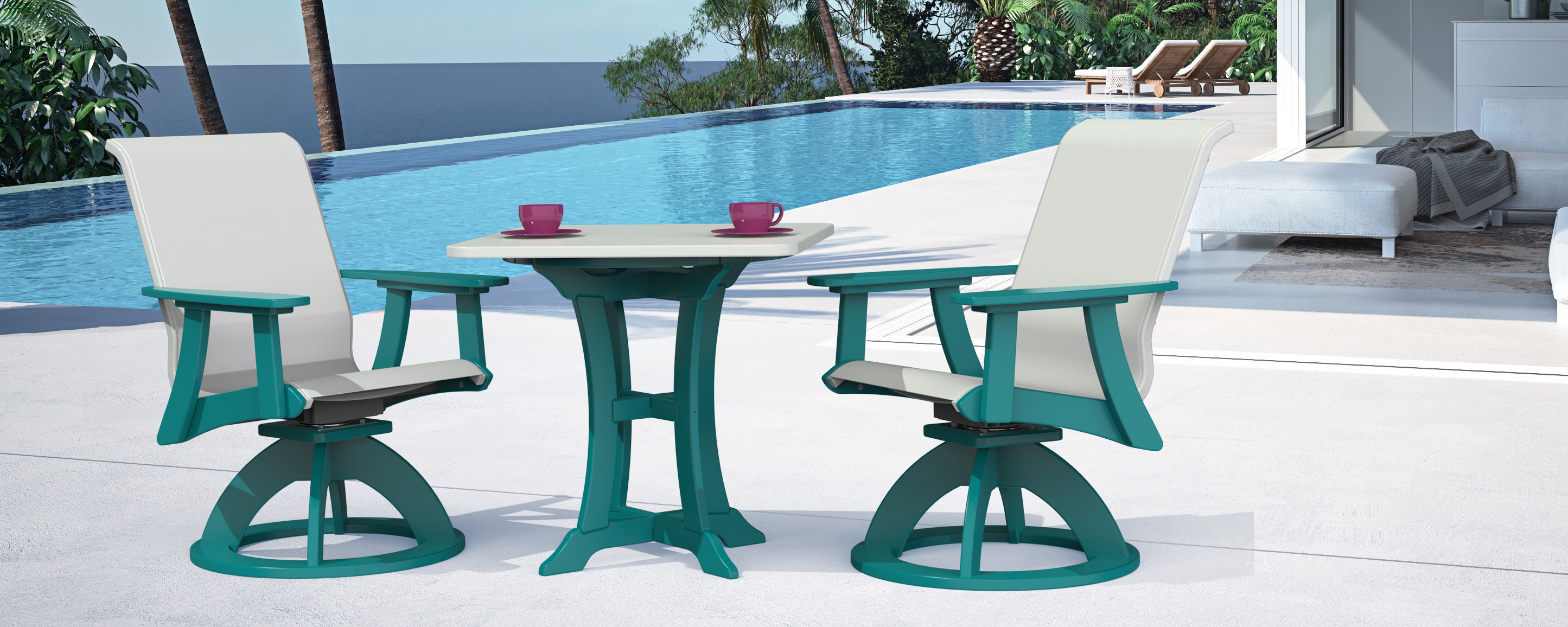 Sling outdoor furniture